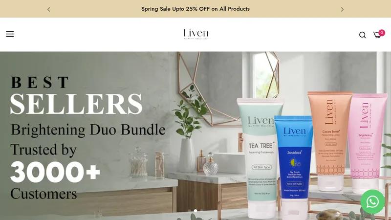 Liven: Shopify Development