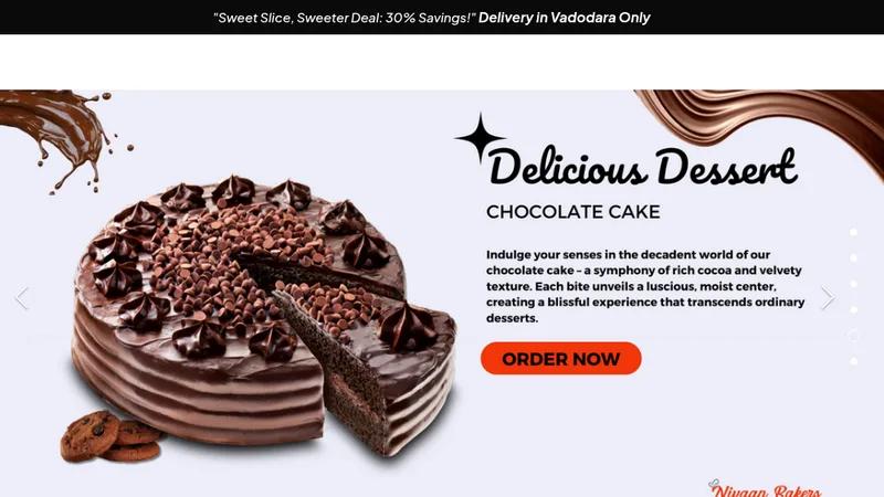Website Development & Marketing for Nivaan Bakers: 70 Daily Orders