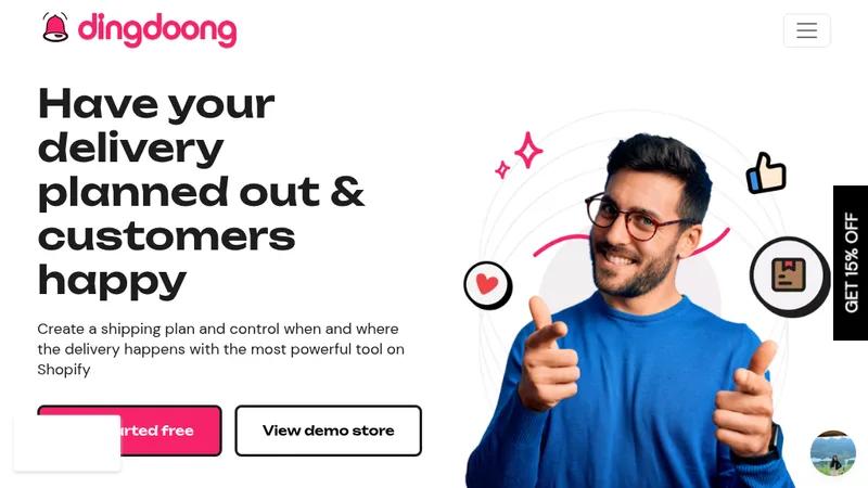 Dingdoong: Pickup Delivery Date Time