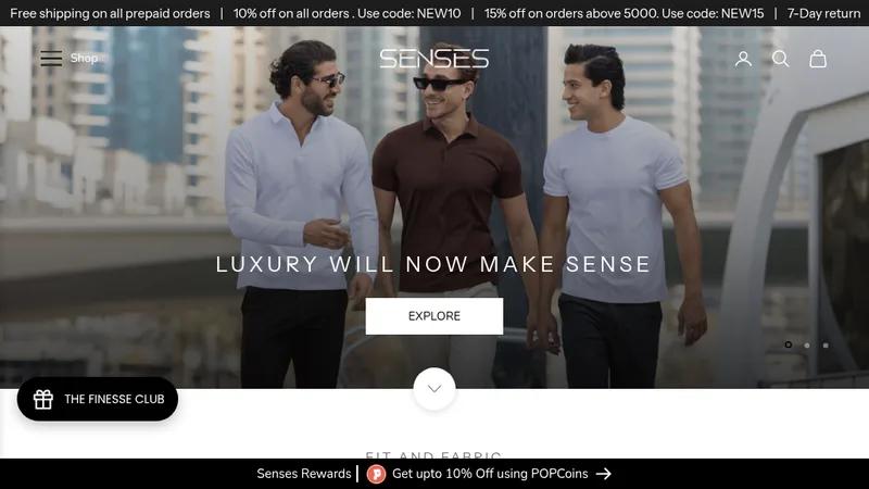 Shopify Store Revamp for Senses