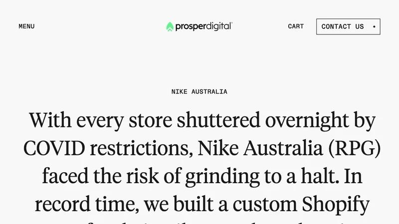 Nike Australia Website Migration