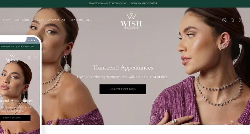 Wish Fine Jewelry | Website Revamp