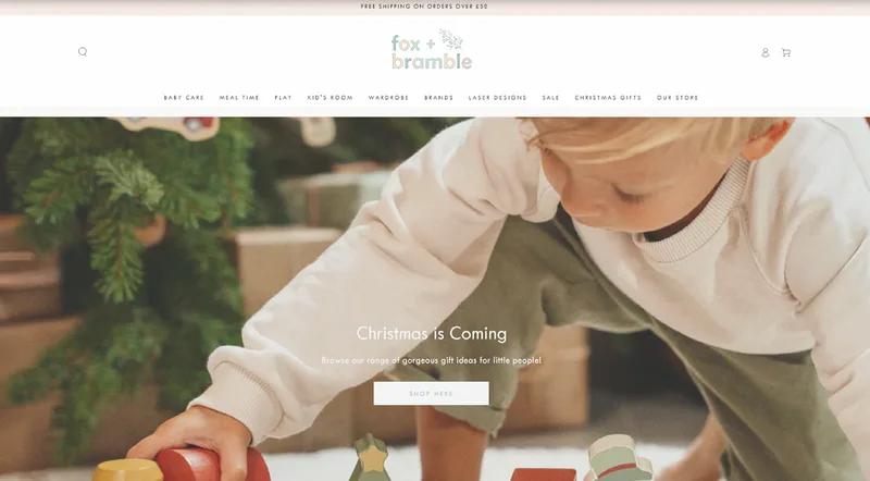 Shopify Design and Migration for Fox + Bramble