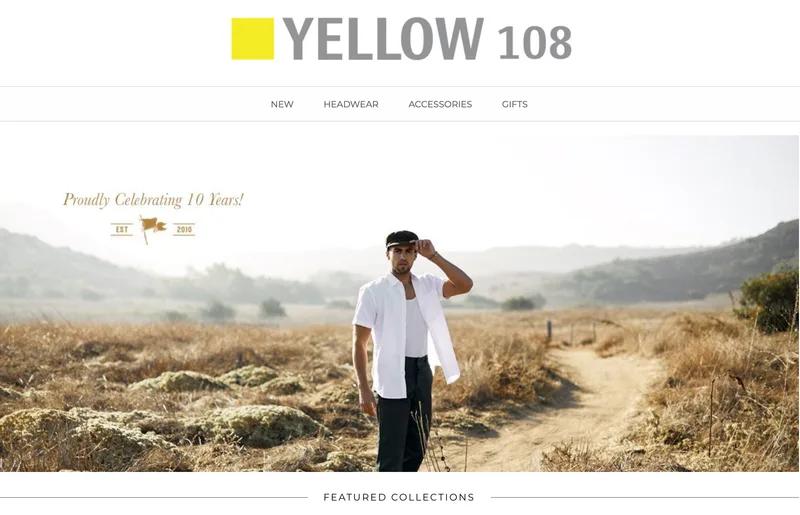 Yellow 108 Landing Page | Clean | Modern | Easy Navigation