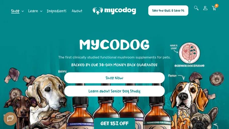 MycoDog – Mushroom Supplements for Dogs