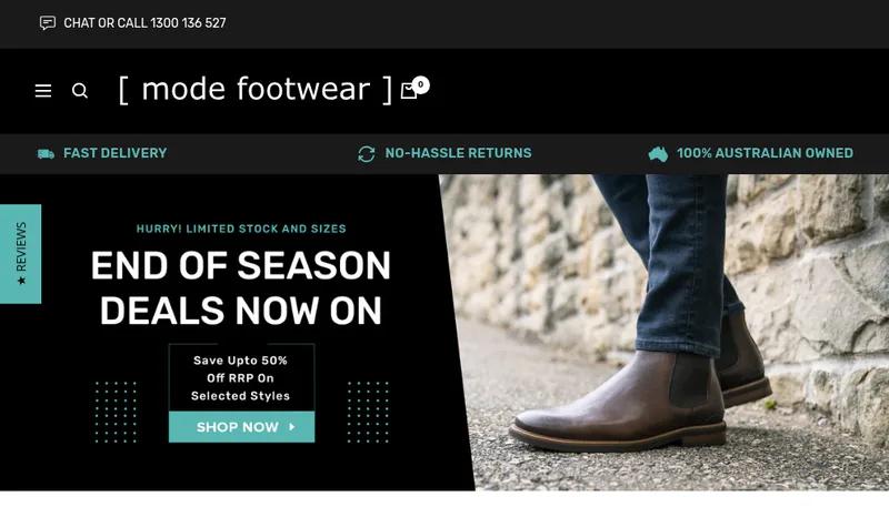 Mode Footwear — Boutique Shopify Store