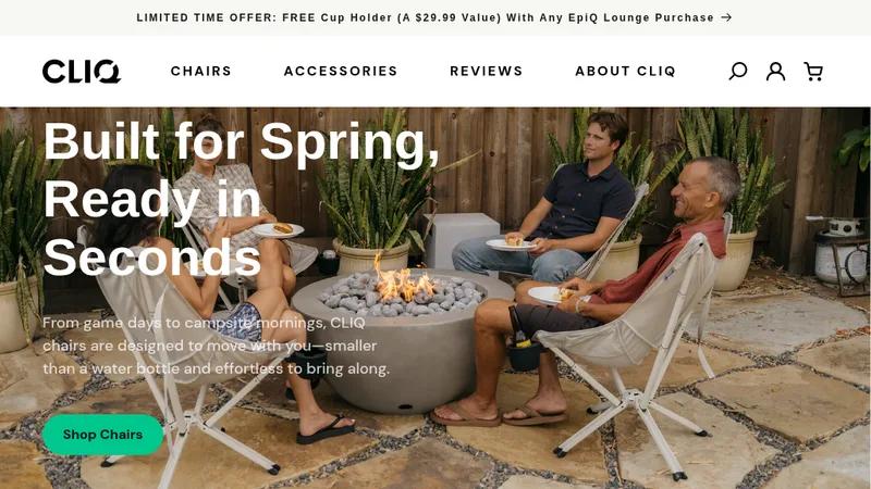 Shopify Plus CLIQ Chair Landing Page Build