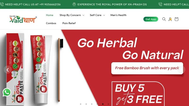 Revitalizing Vaidban Ayurved Bhawan: A Modern E-Commerce Transformatio