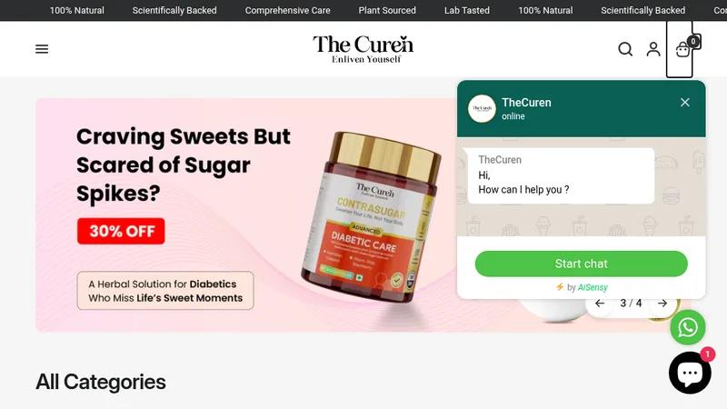 TheCuren – Vegan Supplement Brand Store