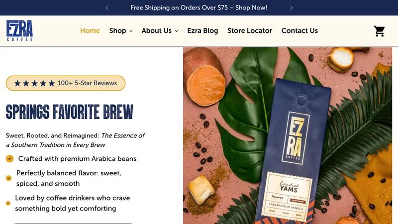 Shopify Store Setup for Specialty Coffee Brand