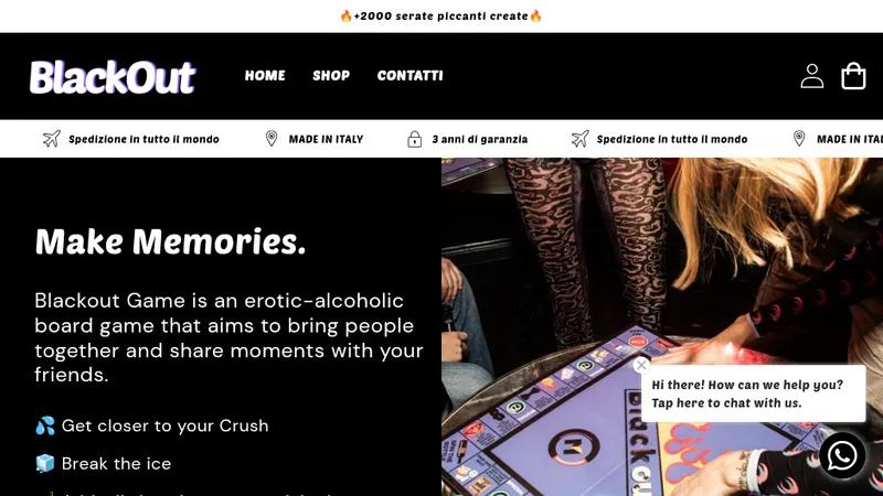 Ecommerce Blackout Game