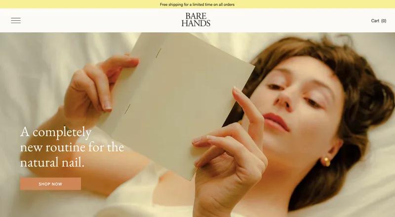 A custom store for a SF based beauty start-up