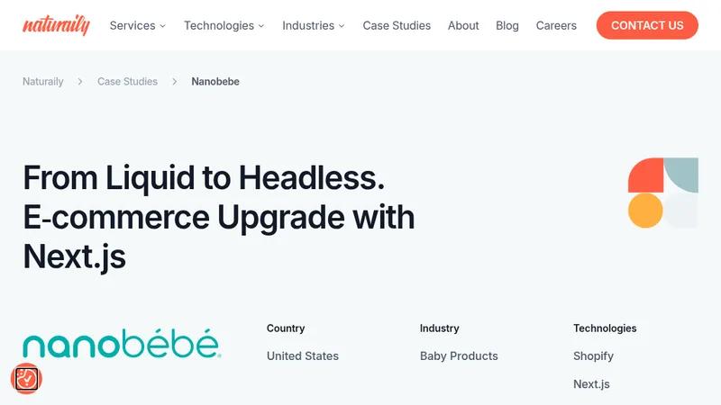 Nanobebe: From Liquid to Headless for 117% Better Website Performance