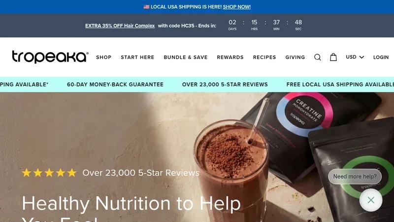 Redesign - tropeaka.com