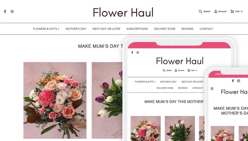 Shopify store design and customisation