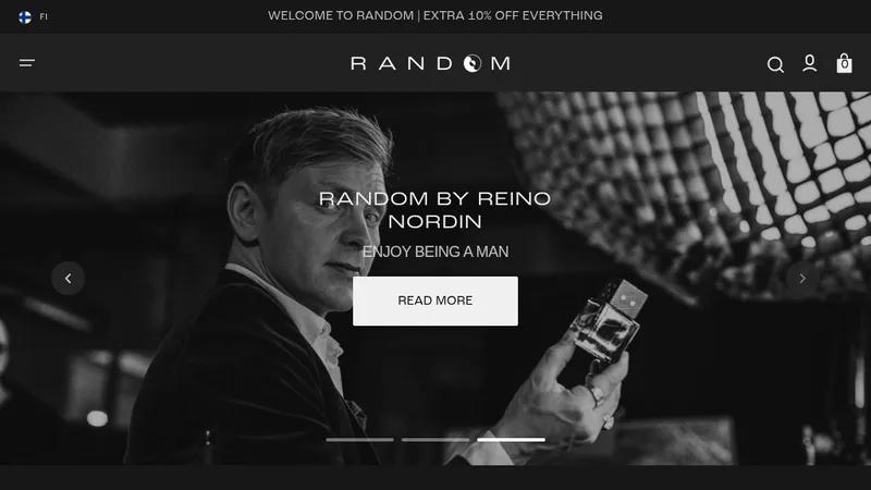 A bold new Shopify launch for RANDOM