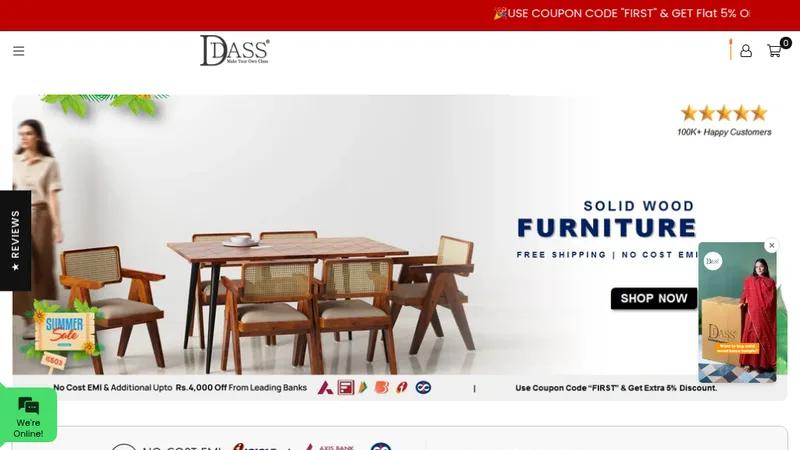 D'DASS Store - Home Decor & Furniture Ecommerce