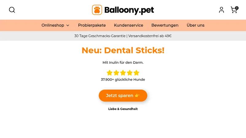 German Dog Food Brand Shopify Development