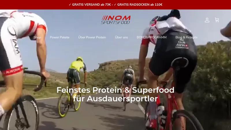Full Shopify Redesign & CRO Optimization for NOM Sportsfood