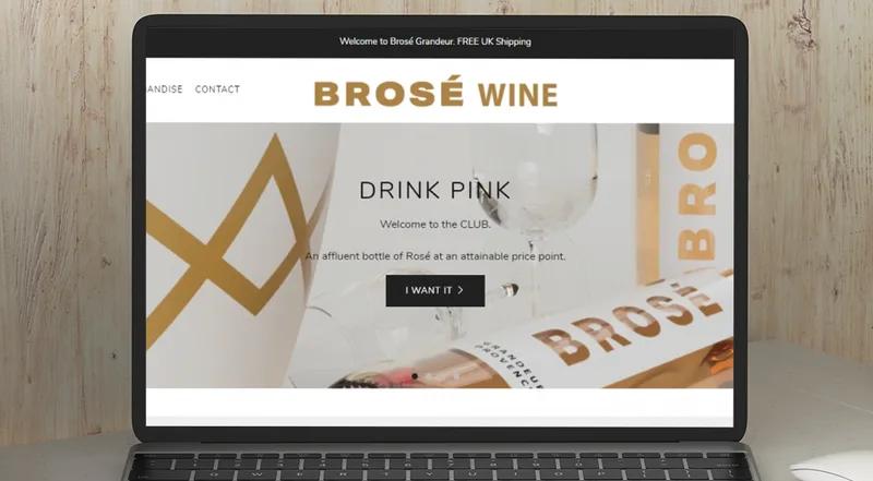 Shopify Store Design & Build for Brosé Wine