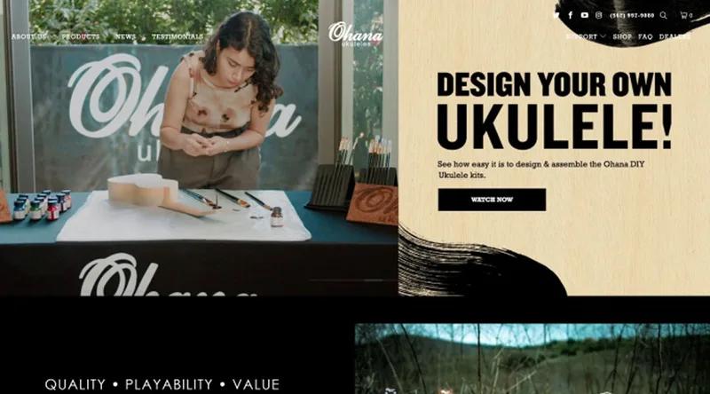 OHANA UKLELES | WORDPRESS TO SHOPIFY MIGRATION