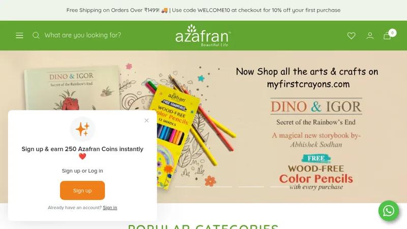 Azafran - Glam. Gleam. Grow. - www.azafran.in