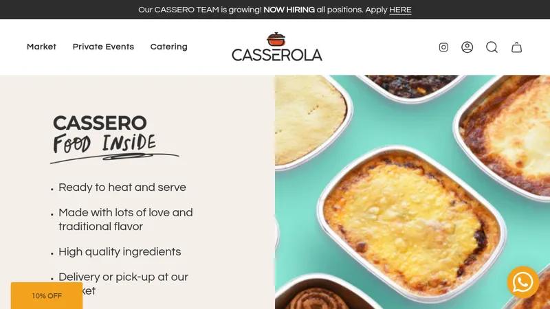 Eat Cassero | Website Revamp