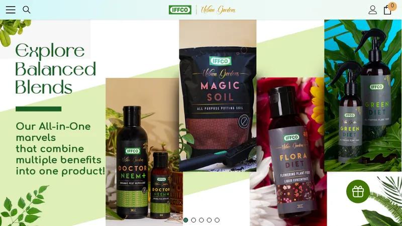 IFFCO Urban Gardens | Website Transformation
