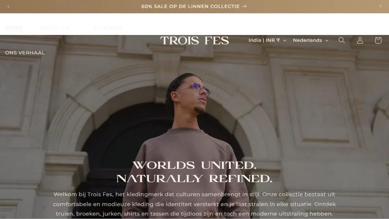 Webshop Trois Fes