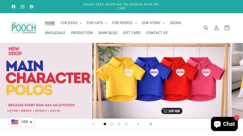 Comprehensive Shopify Store Development for The Pooch Collective