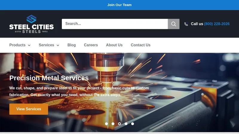 Steel Cities Steel: Industrial B2B Shopify Build