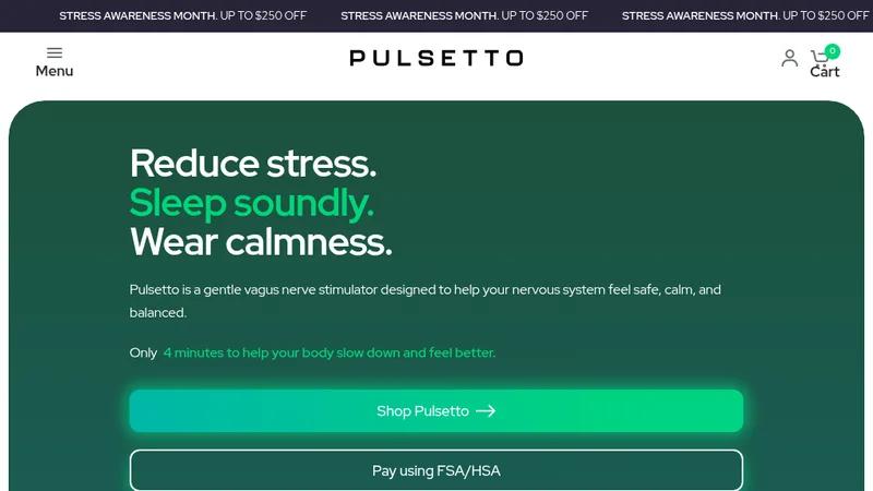 Pulsetto - Vagus nerve stimulation device
