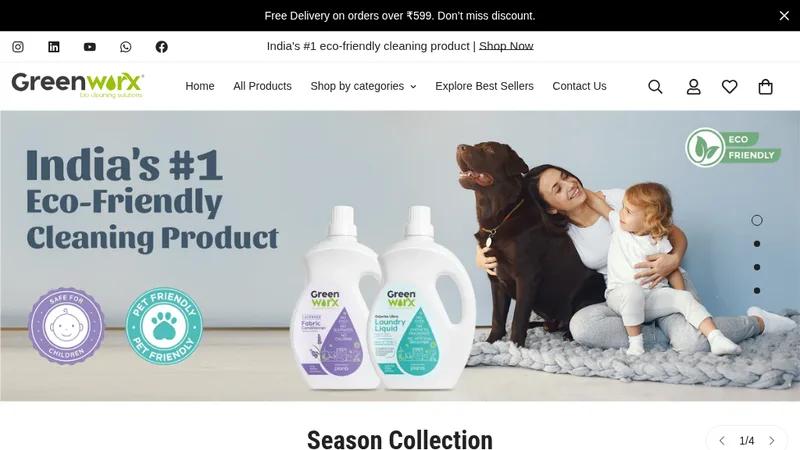 Greenworx | 100% Plant Based Eco-Friendly Cleaning Products Store