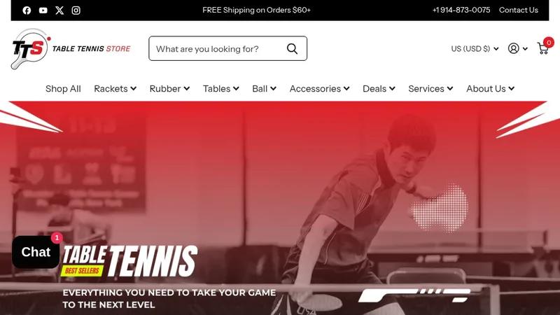 Citytech’s Shopify Development for Table Tennis Store US