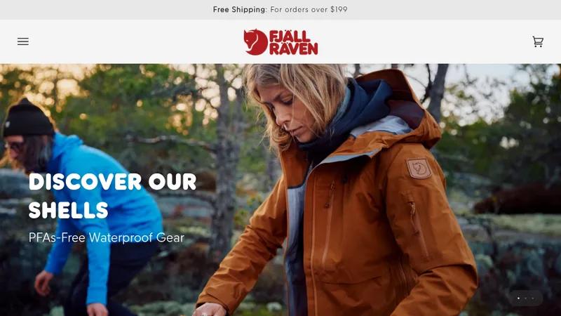 Fjällräven Australia Shopify Website Redesign