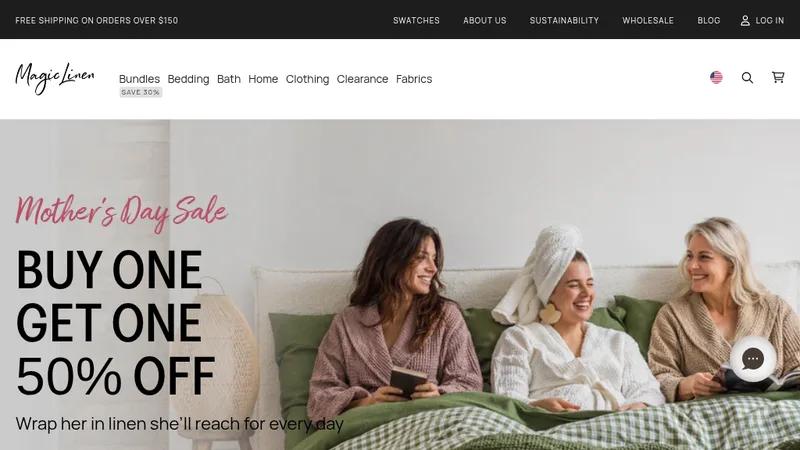 Magic Linen - Pure Linen Home Textiles & Linen Wear