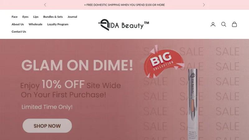 Premium Redesign for "IDA Beauty Shop"