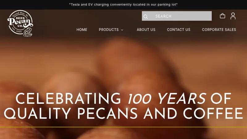 Dee's Pecan Company: Shopify OS 2.0 Upgrade & Custom Redesign