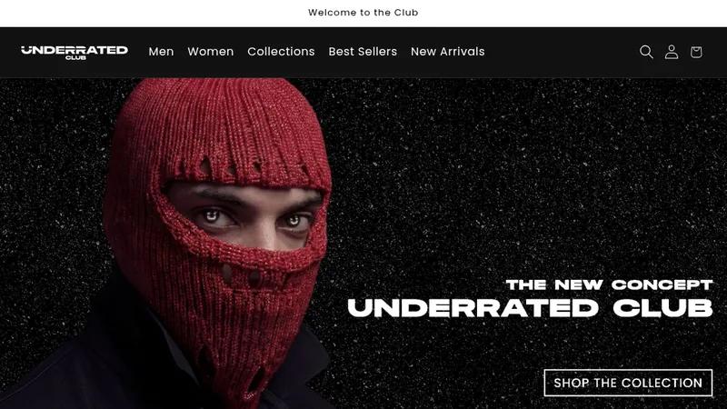 Underraded - Upcoming Clothing brand - Complete Shopify Store Solution