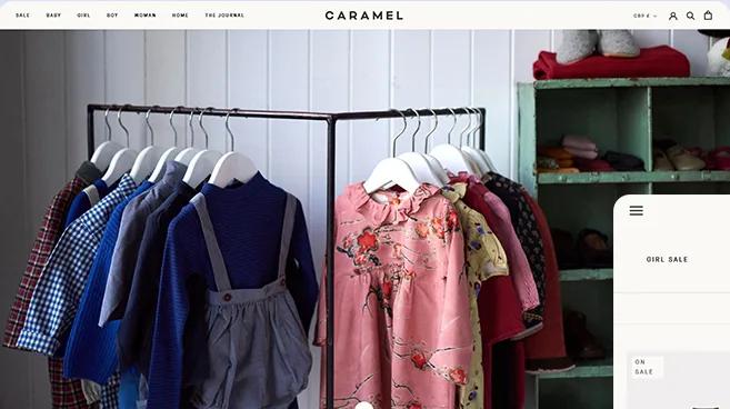 Caramel - custom storefront development