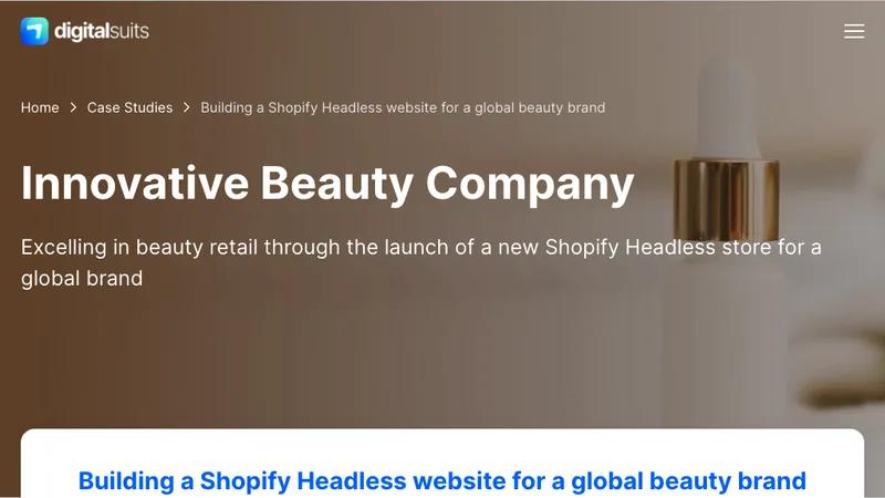 Headless store for Korean beauty giant