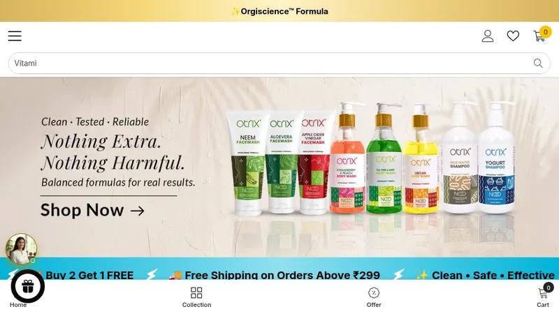 Otrix - Skincare, Bodywash & Haircare - www.otrix.in