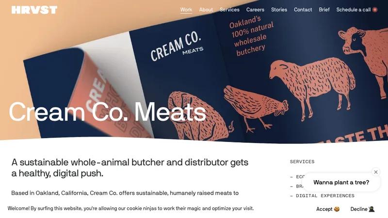 Cream Co. Meats: Sustainability Meets Modern Design