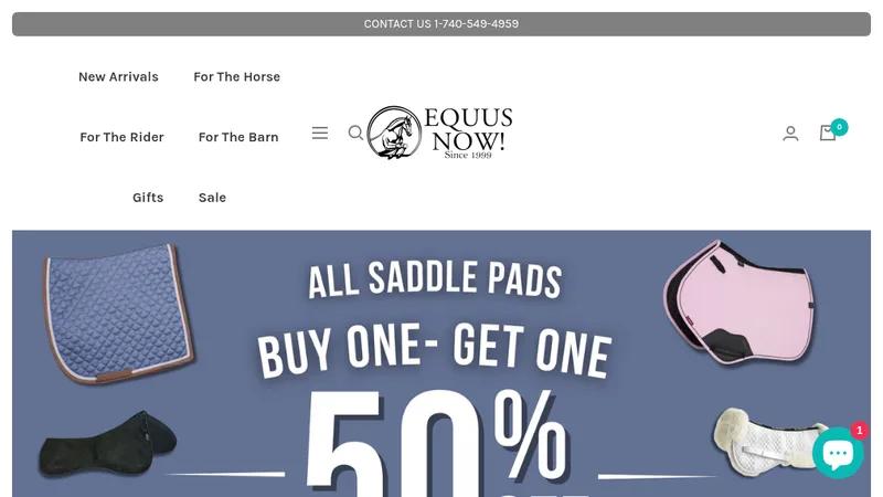 Equus Now! Shopify Plus Migration & Redesign for a Leading U.S. Retail