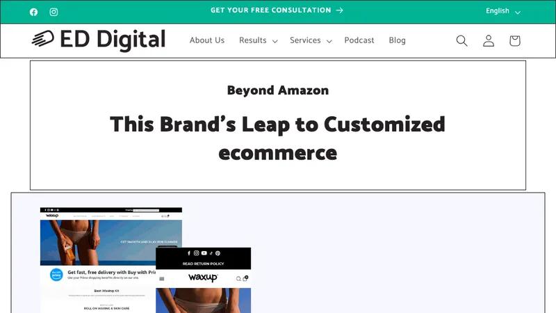 Beyond Amazon: This Brand’s Leap to Customized ecommerce