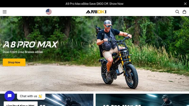 Aniioki Ebike Store:  Conversion-Focused Redesign & Global Expansion