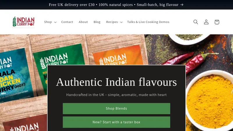 Indian Curry Pot | Online & Events Based Retailer