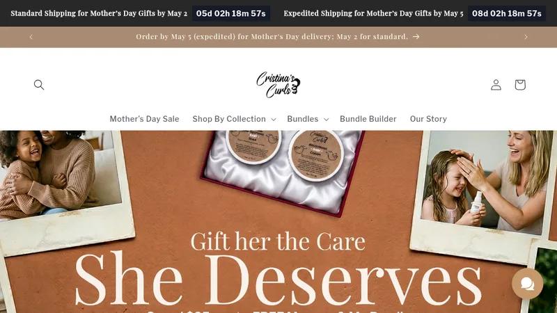 Shopify Design for Baby Hair Care Products Brands