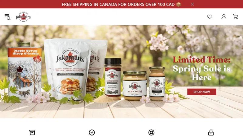 Jakemans Maple Syrup Email Marketing, Digital Ads & Ongoing Support