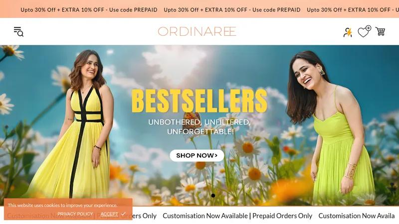 Ordinaree: Optimized Online Store Build
